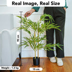 Bamboo Artificial Plant with Pot for Home & Office Decor