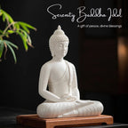 Resin Buddha Showpiece for Home Decor, Office Desk & Gifting