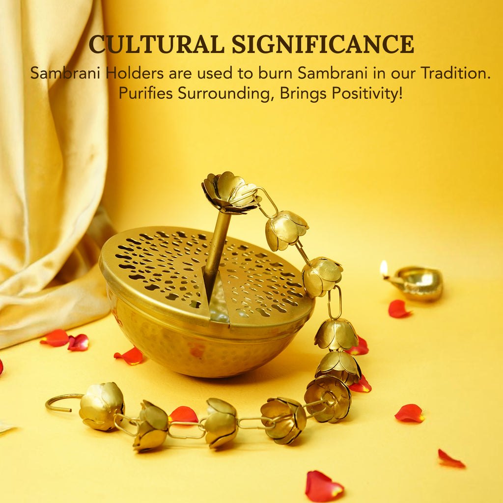 Metal Hanging Dhoop Dani for Pooja & Home Decor