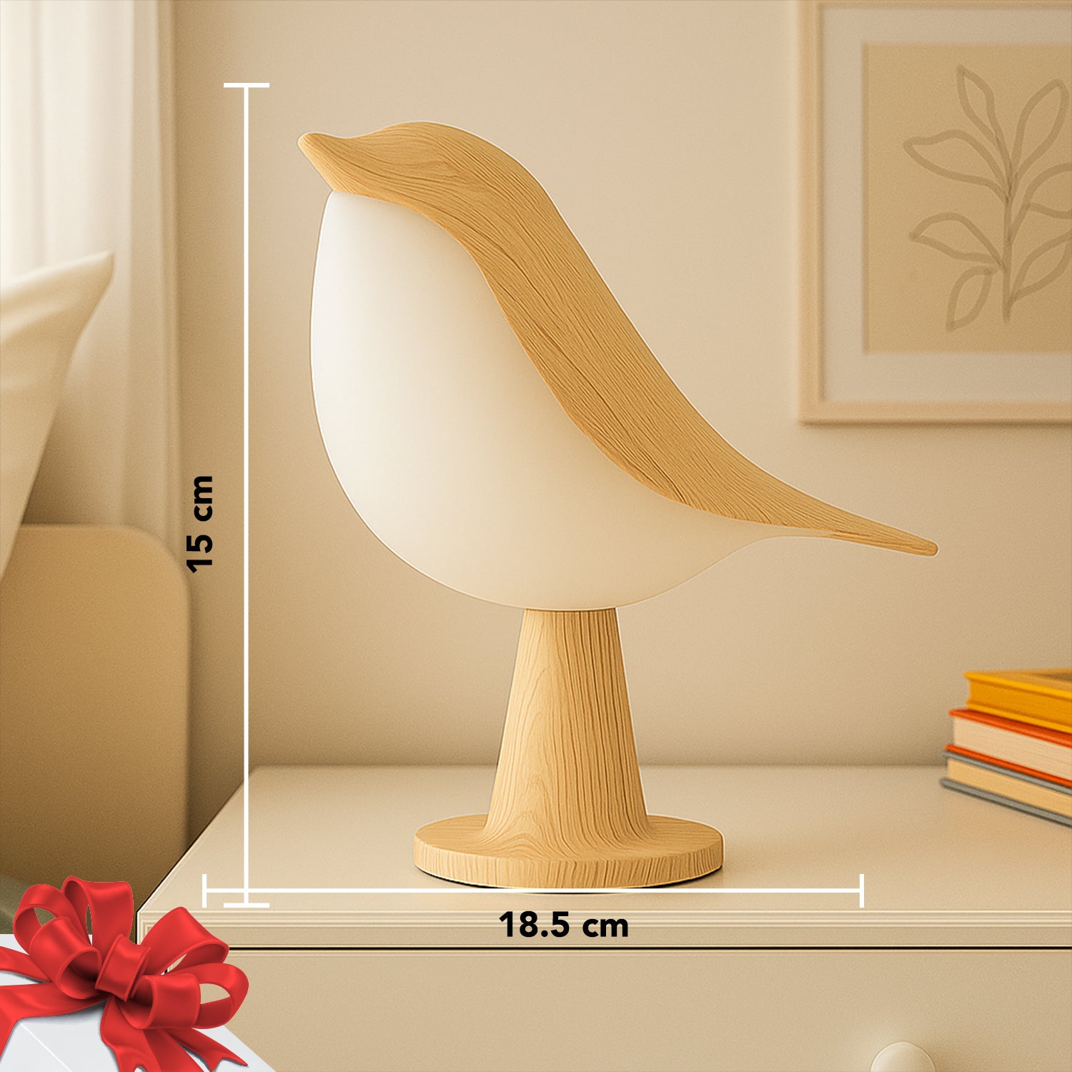 Bird Table Lamp for Bedroom, Living Room, Home Decor & Gifting