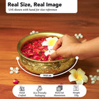 Aluminium Urli Bowl for Home Decor, Table Decor, Diwali Decoration & Gifting