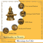 Brass Annapurna Devi Idol for Home Temple, Kitchen, Restaurant & Office Decor
