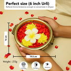 Brass Urli Bowl for Home Decor & Diwali Decoration