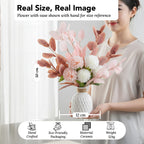 Ceramic Artificial Flowers with Vase for Home Decor & Gifting