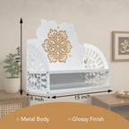Metal Wall Mounted Temple for Pooja Room, Home Decor & Office Decor