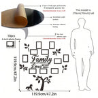Acrylic Family Tree Wall Decor Photo Frame for Home Decor & Gifting