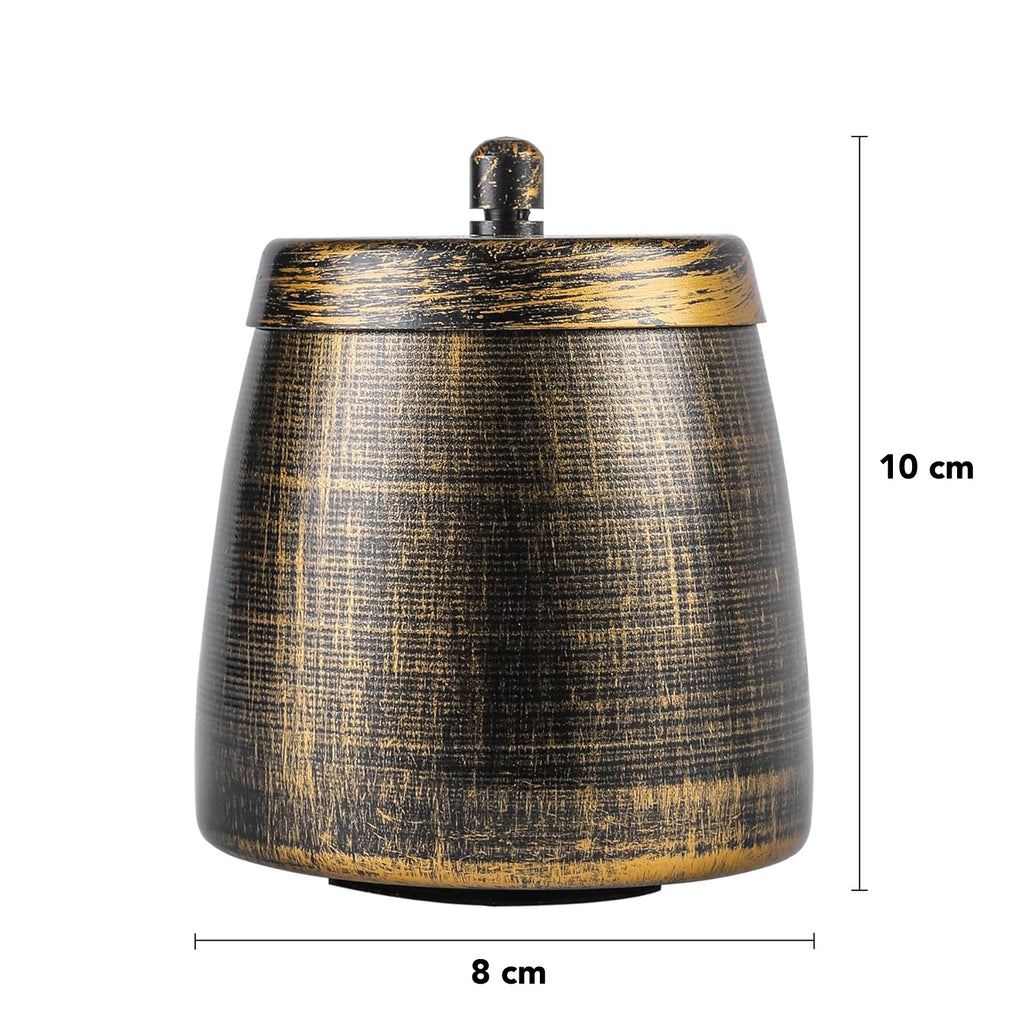 Metal Ashtray with Lid for Office & Home Decor