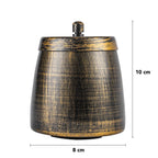 Metal Ashtray with Lid for Office & Home Decor