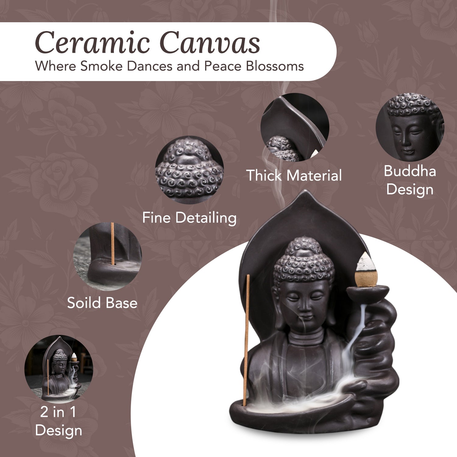 Ceramic Incense Holder for Home Decor & Gifting