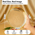 Brass Ganesha Pooja Thali for Home ,Temple & Gifting (Size - 8 Inch)