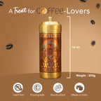 Brass Traditional Printed Filter Coffee Maker for Housewarming, Wedding & Gifting