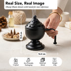 Metal Dhoop Dani for Home Pooja, Incense Burning & Spiritual Decor