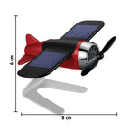 Solar Powered Airplane Freshener for Car Dashboard
