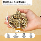 Brass Panchmukhi Hanuman Idol with Gift Box for Housewarming, Wedding & Gifting
