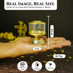 Brass Ghee Diya with Glass Cover for Puja & Home Decor