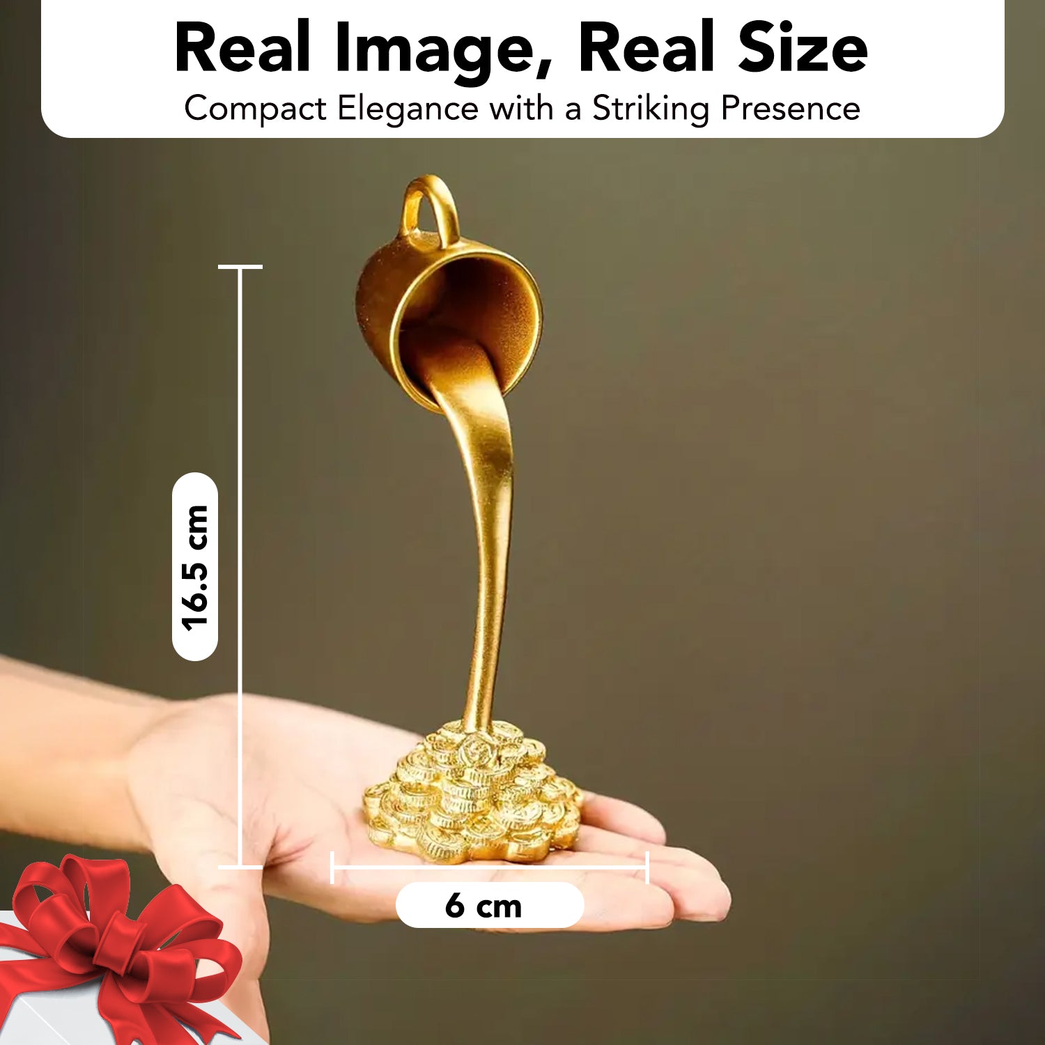 Floating Coffee Cup Showpiece for Home Decor, Living Room & Gifting