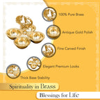 Brass Peacock Haldi Kumkum Holder for Pooja Rituals, Festivals & Spiritual Gifting