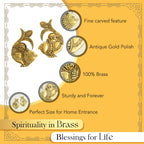 Pure Brass Shubh Labh Wall Hanging for Vastu , Office , Home Decor & Gifting