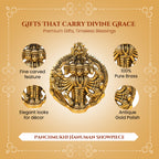 Brass Panchmukhi Hanuman Idol with Gift Box for Housewarming, Wedding & Gifting