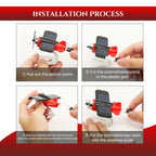 Solar Powered Airplane Freshener for Car Dashboard
