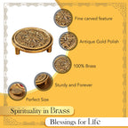 Brass Chowki for God Idols & Puja Decoration