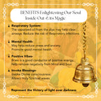Pure Brass Hanging Bell for Pooja Room & Home Decor