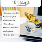 Crystal Butterfly Showpiece for Office & Home Decor