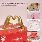 Resin Heart Shaped Love Hands Showpiece Gift Box for Valentines Day & Gifting
