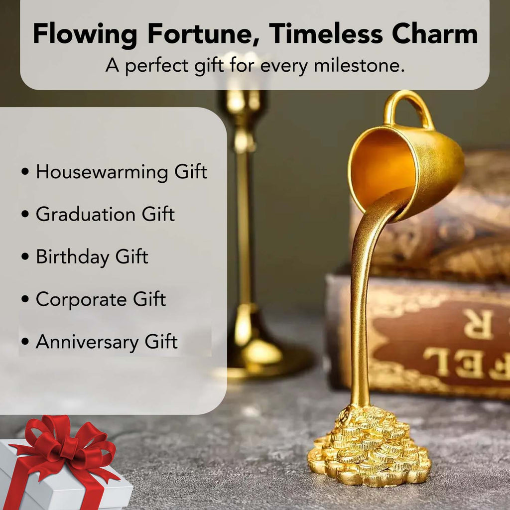 Floating Coffee Cup Showpiece for Home Decor, Living Room & Gifting