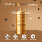 Brass Filter Coffee Maker for Home & Kitchen Use