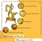 Brass Peacock Diya for Pooja & Home Decor