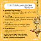Brass Peacock Hanging Diya for Puja & Home Decor