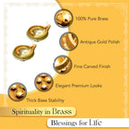 Pure Brass Kuber Diya for Puja & Festive Decor