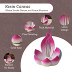 Lotus Incense Stick Holder with Ash Catcher for Home Decor & Pooja
