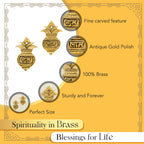 Brass Shubh Labh Wall Hanging for Vastu , Office , Home Decor & Gifting