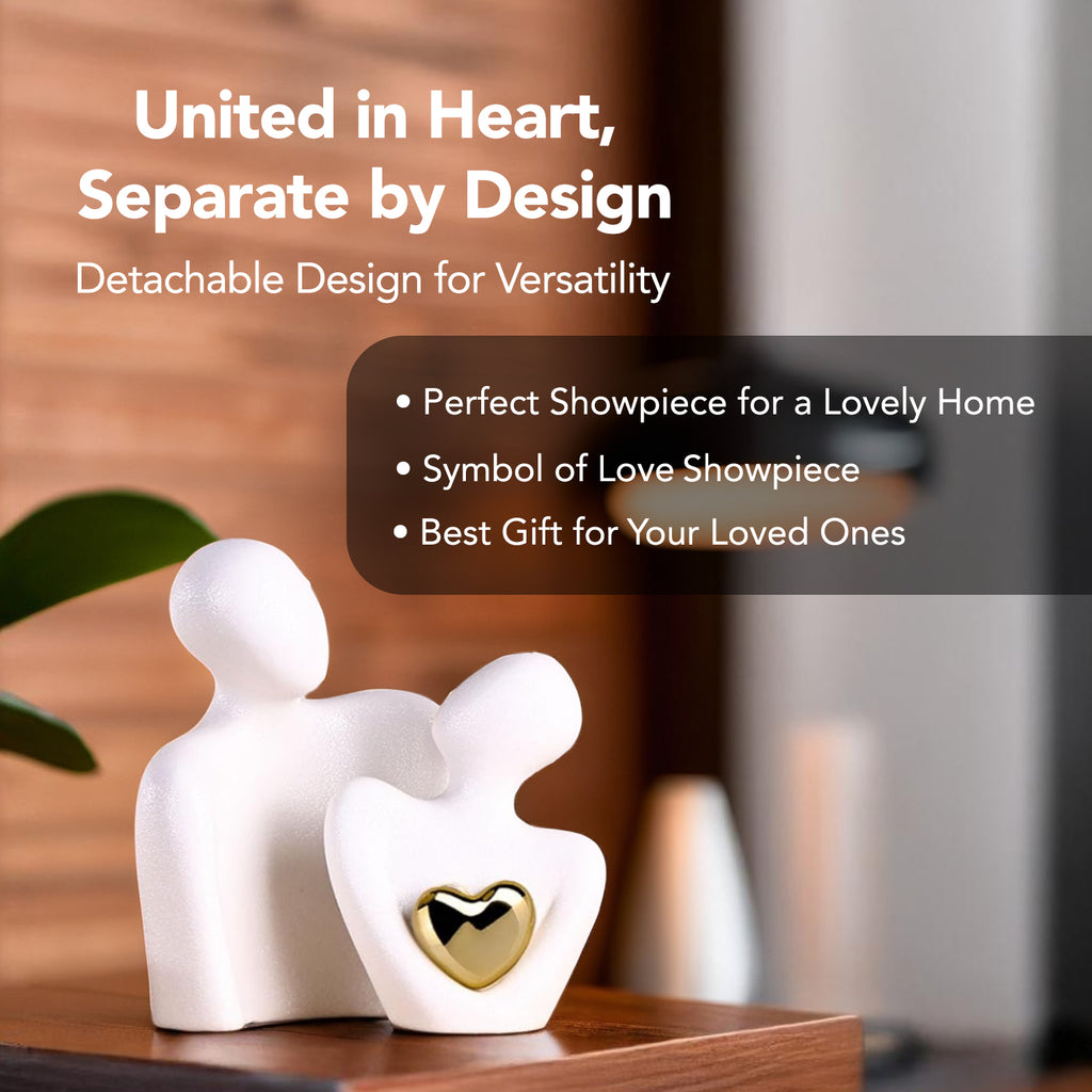 Resin Couple Showpiece for Home Decor & Gifting