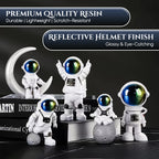 Astronaut Miniature Toy Set of 4 for Office Desk, Study Table & Home Decor