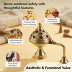 Brass Dhoop Dani for Home Decor & Pooja