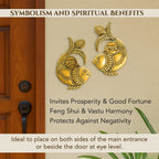 Pure Brass Shubh Labh Wall Hanging for Vastu , Office , Home Decor & Gifting