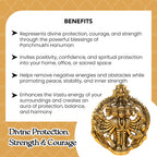 Brass Panchmukhi Hanuman Idol with Gift Box for Housewarming, Wedding & Gifting