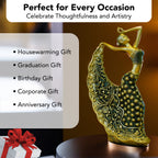 Ceramic Peacock Dancer Showpiece for Home Decor & Living Room