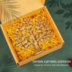 Brass Kalpavriksha Tree of Life Showpiece with Gift Box for Housewarming, Wedding & Gifting