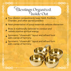 Brass Katori Pooja Set for Puja & Spiritual Rituals