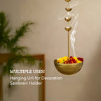 Metal Hanging Dhoop Dani for Pooja & Home Decor