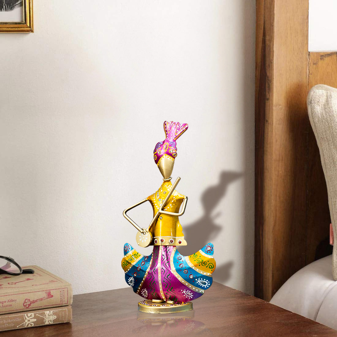 Rajasthani Musicians Showpieces for Home Decor Table, Living Room & Gifting