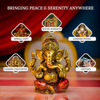 Resin Ganesha Idol for Puja , Office Desk & Gifting