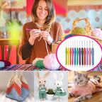 Crochet Hook & Tools Set for Beginners & DIY Craft Learning