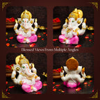 Ganesha Idol for Pooja Room, Home Decor, Office Desk & Gifting (Size-5inch)