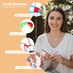 Crochet Kit for Beginners with Yarn, Hooks, Needles & Accessories