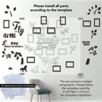 Acrylic Family Tree Wall Decor Photo Frame for Home Decor & Gifting